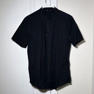 ASOS Black Casual Button Down Shirt